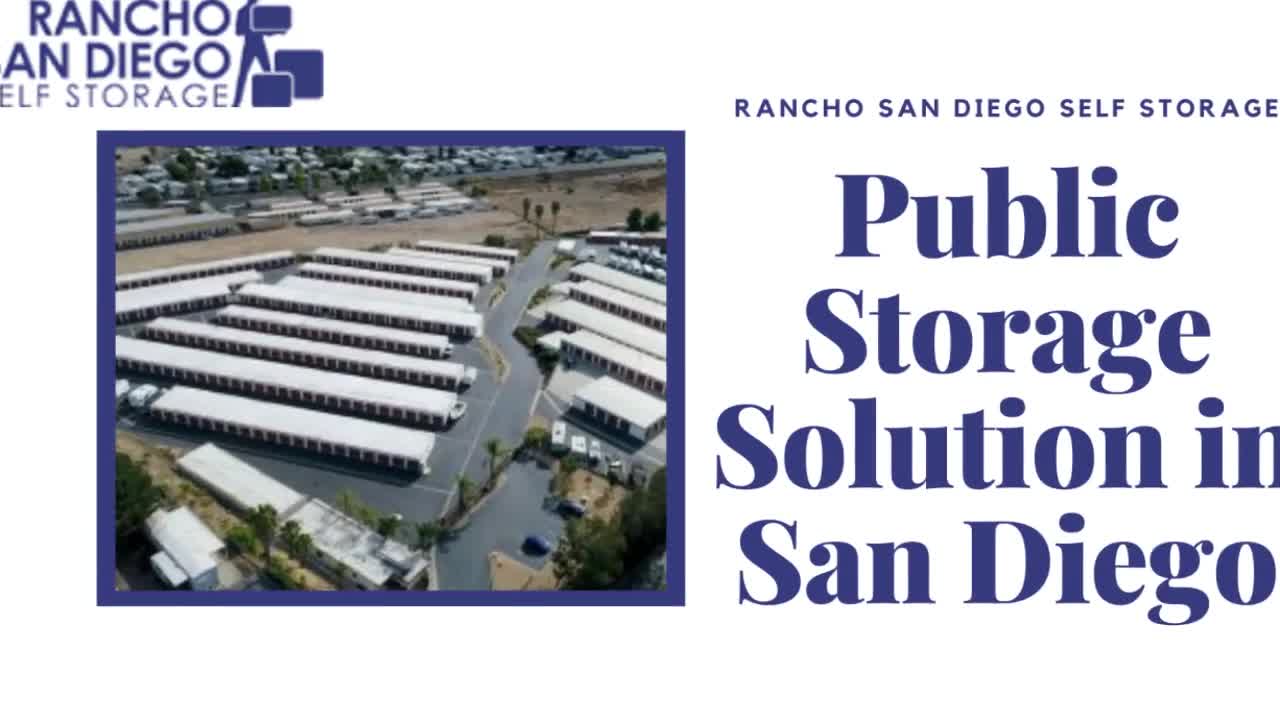 Public Storage in San Diego- RSD Storage