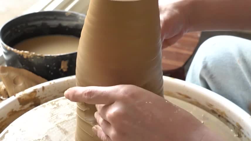 The Practice Of Clay Water Bottle