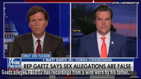 Rep. Matt Gaetz reveals shocking allegations, attempted extortion, FBI sting.