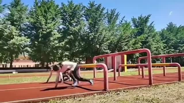 Women are not allowed to 400 meters steeplechase