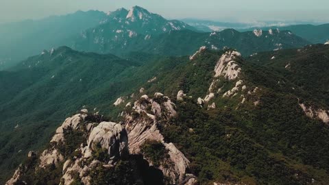 Mountains drone footage so beautiful scenes