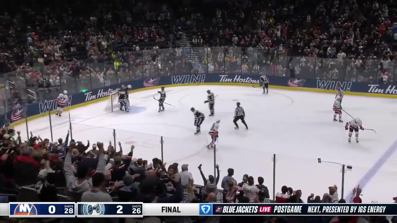 NHL Columbus Blue Jackets vs New York Islanders 30/10/24