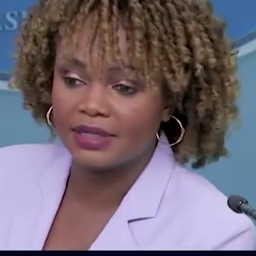 Clash In The Briefing Room Between Jacqui Heinrich And Karine Jean-Pierre