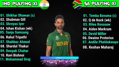 India vs South Africa 1st ODI Match Both Team Probal playing 11 Ind playing 11 for 1st ODI Match