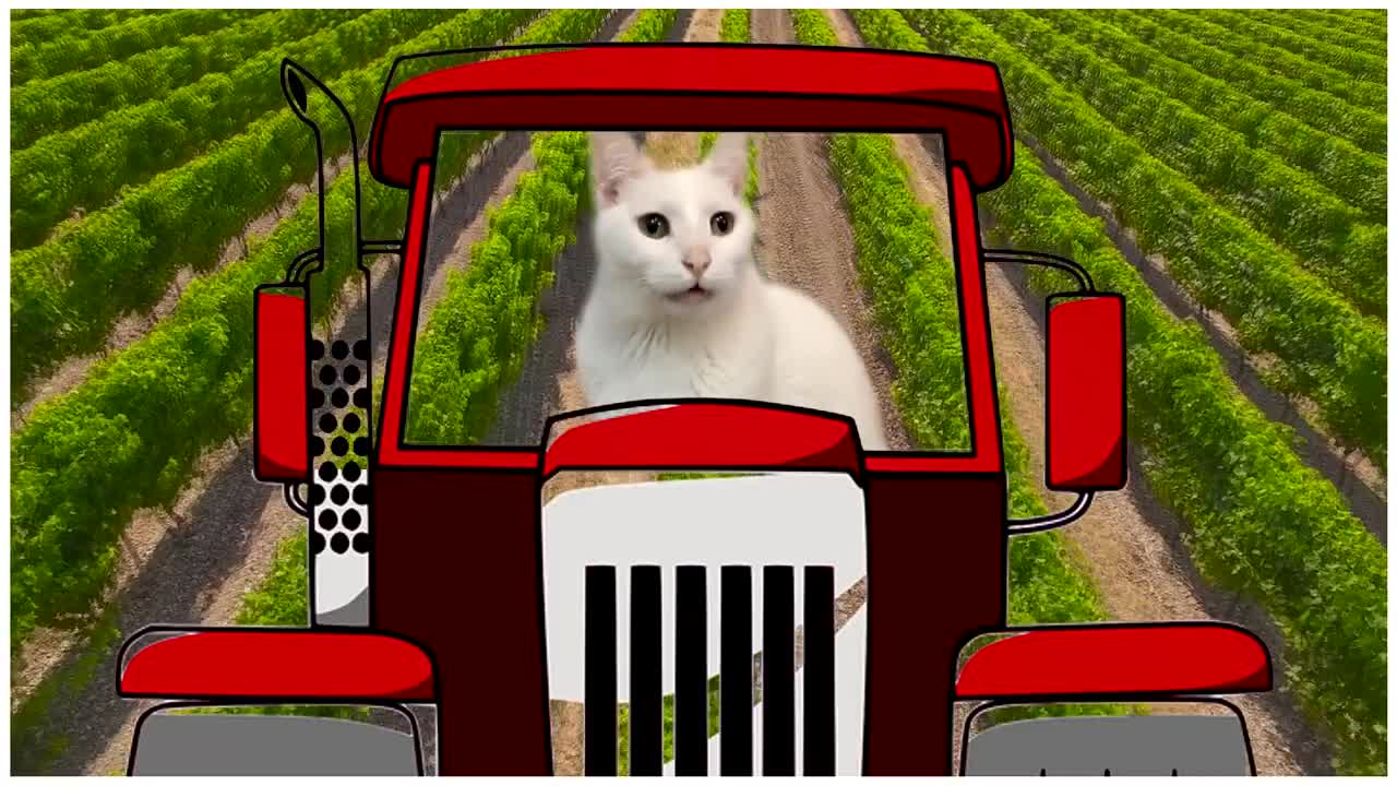 Old Macdonald had a Farm - Cats Version - Singing Cats