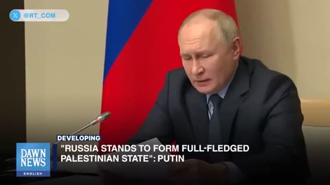 'Putin Says Russia Backs Full-fledged Palestinian State