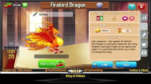 Dragon City - Firebird Dragon