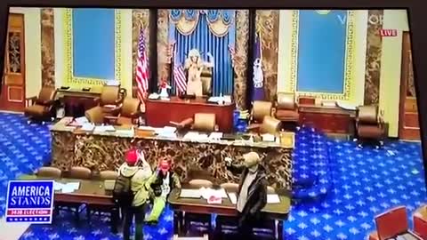 Proof ANTIFA 1st in Capitol building