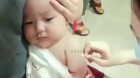 What a strong baby.