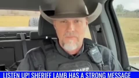 Message from Sheriff Lamb: STOP THIS NONSENSE! #inspired #freedom