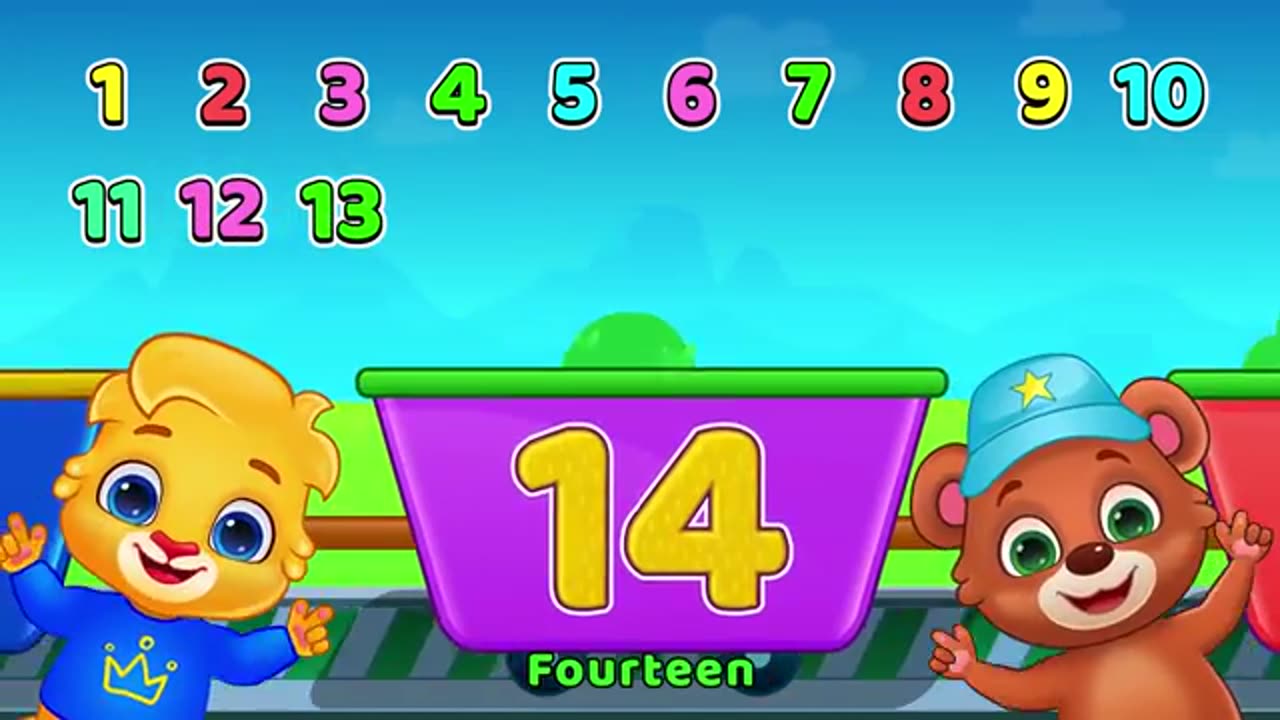 Numbers 1 to 20-Kids Count Numbers 1-20-Toddler & Preschool Educational Video