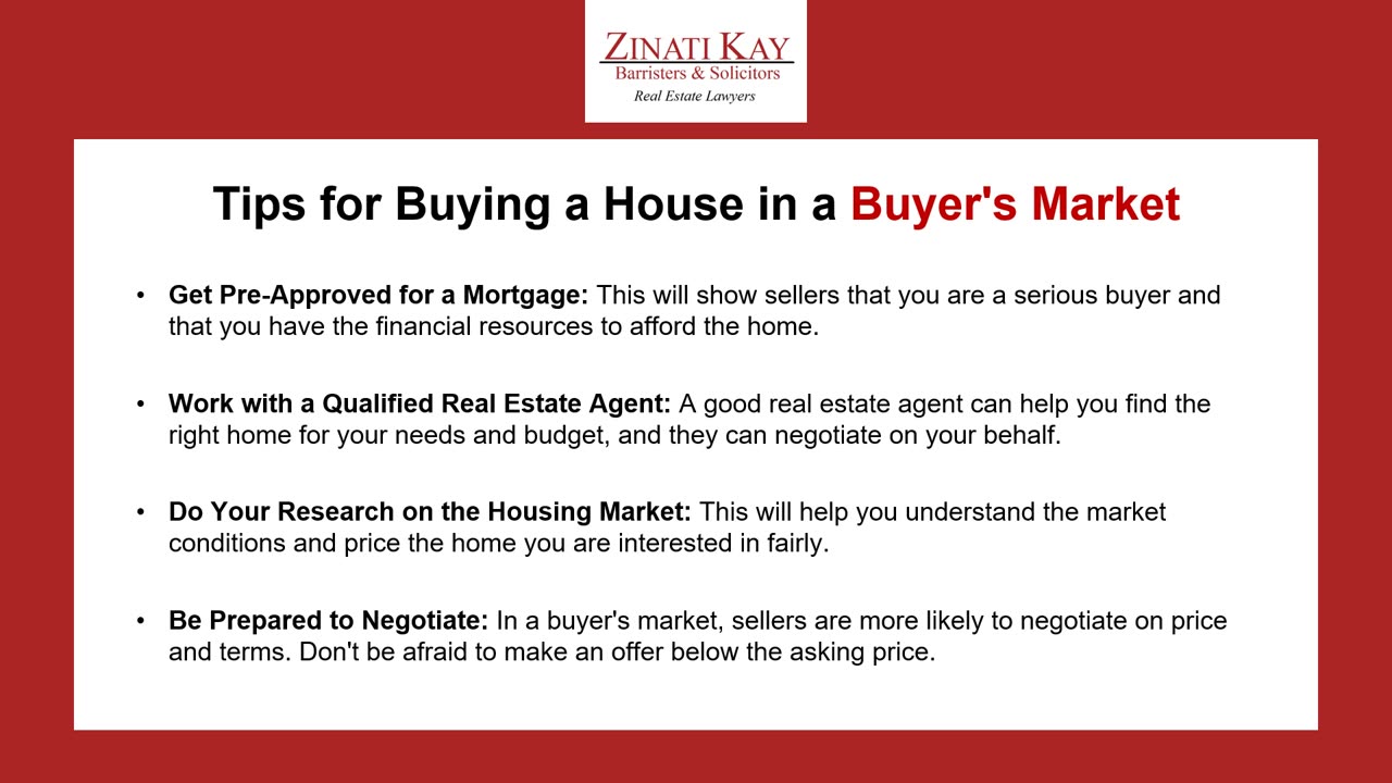 Advantages of Buying a House in a Buyer's Market in Toronto