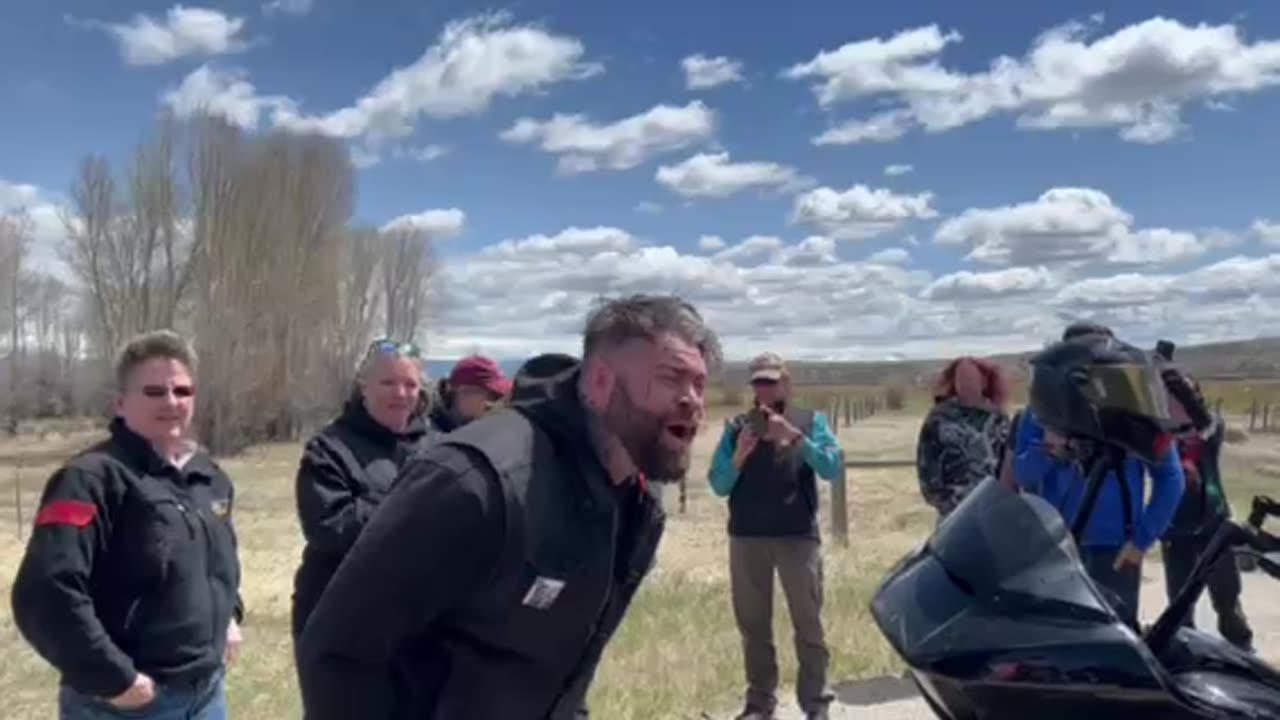 Hogs for Hope Jonas Black talks after reaching Daniel, Wyoming