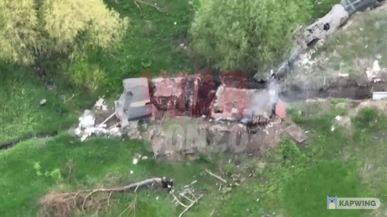 ORB "Sparta" NM DPR works from ATGM on the dugout of the Armed Forces of Ukraine near Avdiivka