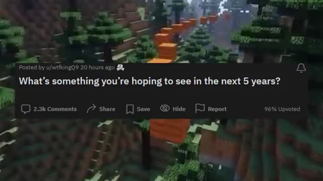 What's someting you're hoping to see in the next 5 years? #subscribe #like #rumble #askreddit #redit