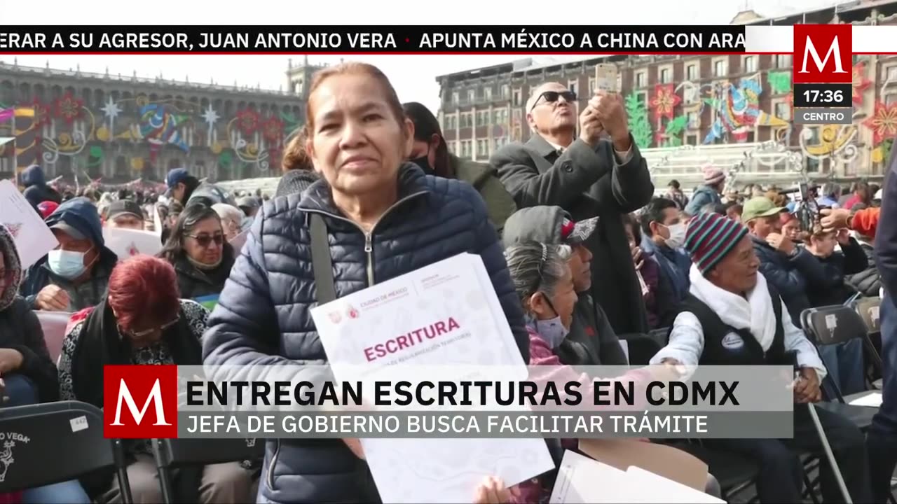 Entregan escrituras en CdMx; Clara Brugada busca facilitar trámite