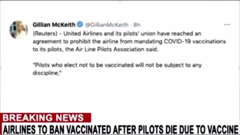 Airlines To Ban \//-\ccinated After Pilots Die Due To \//-\ccine