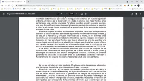 No es para tu salud, artículo 6 Ley 2/2021 de 29 de marzo