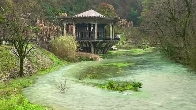 Cloudy Day in the River