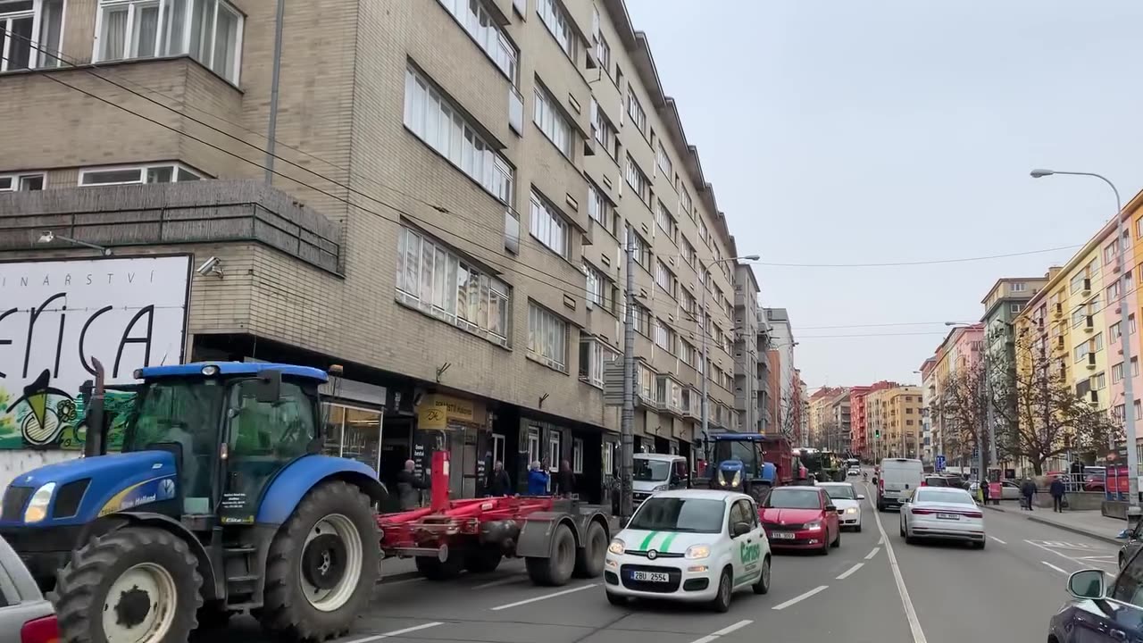 Protest zemědělců 22.2. 2024