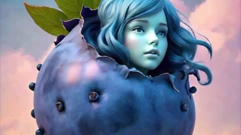 Cute Blueberry Inflation Gif 🫐