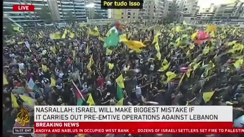 LÍDER DO HEZBOLLAH AMEAÇA AS FORÇAS DOS EUA!