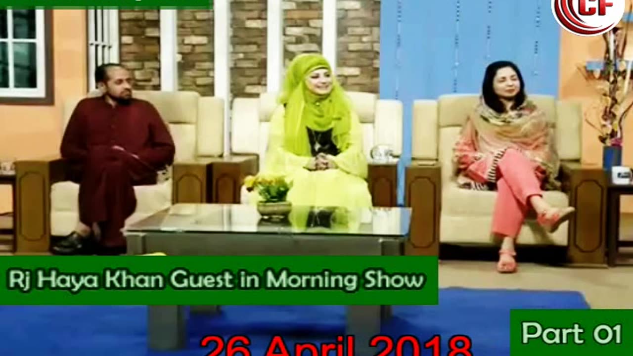 Rj Haya Khan Guest in Morning Show Part 01 Such TV Pakistan