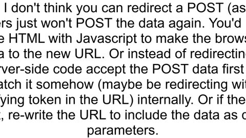 Apache Mod_Rewrite Redirect losing POST data 405 error