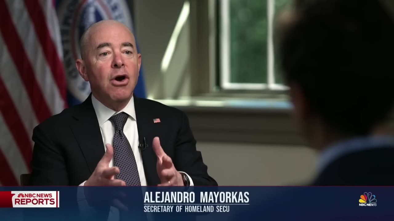 Mayorkas/NBC News April 22, 2024