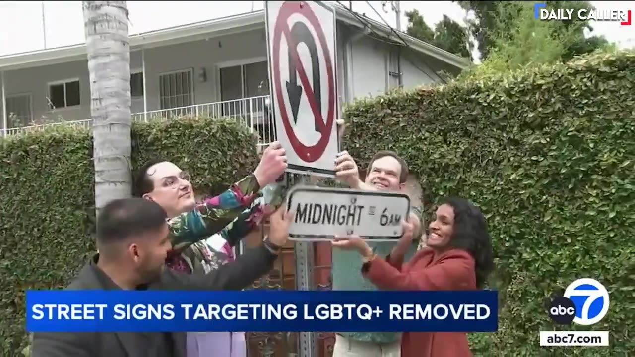 LA City Council Members Remove "NO U-TURN" Street Signs Claiming They're Homophobic 🏳️🌈🤡🌎