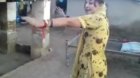 Desi village girl dance