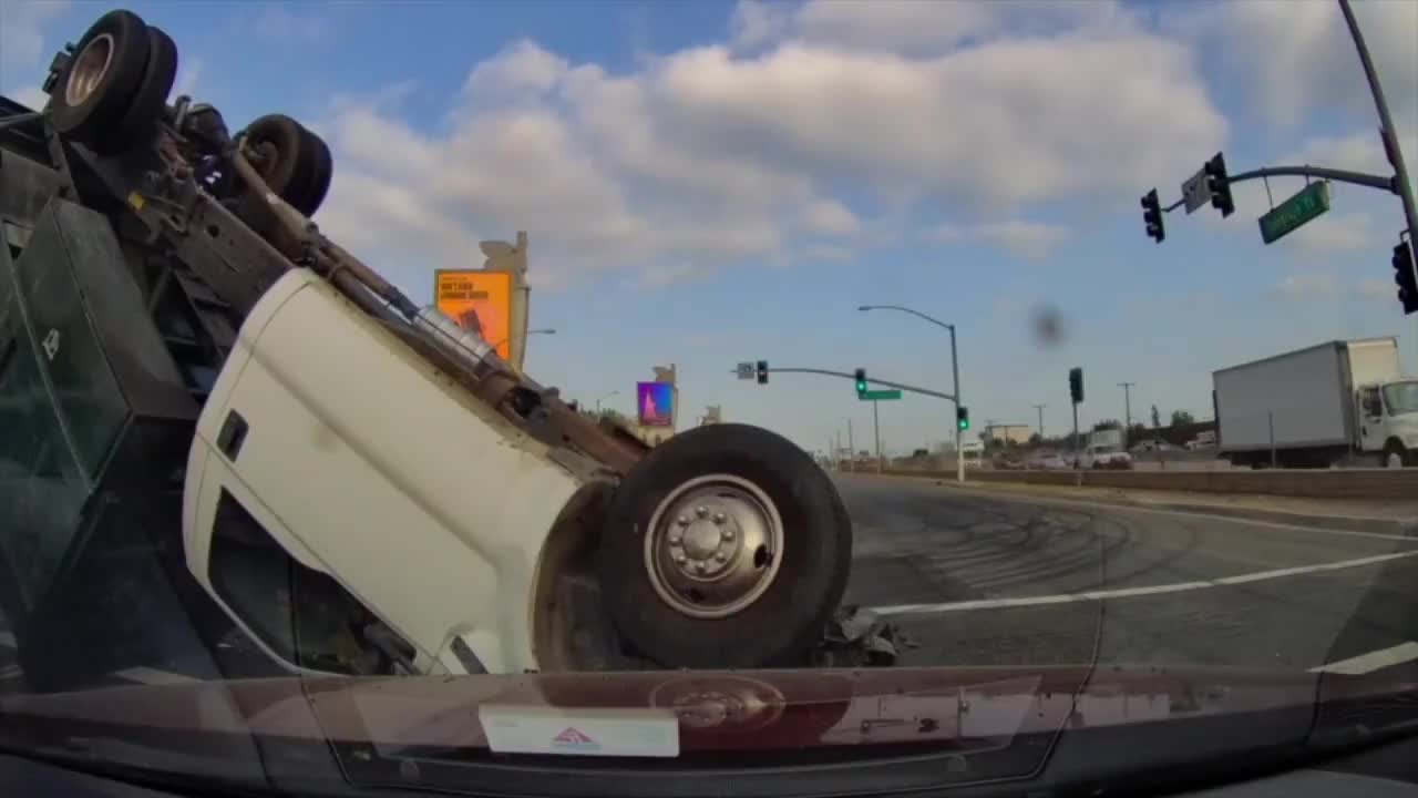 Red Light Crash in LA