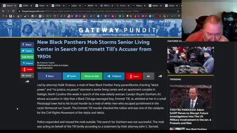 Black terrorists go looking for 87 year old white woman, because Emmott Till