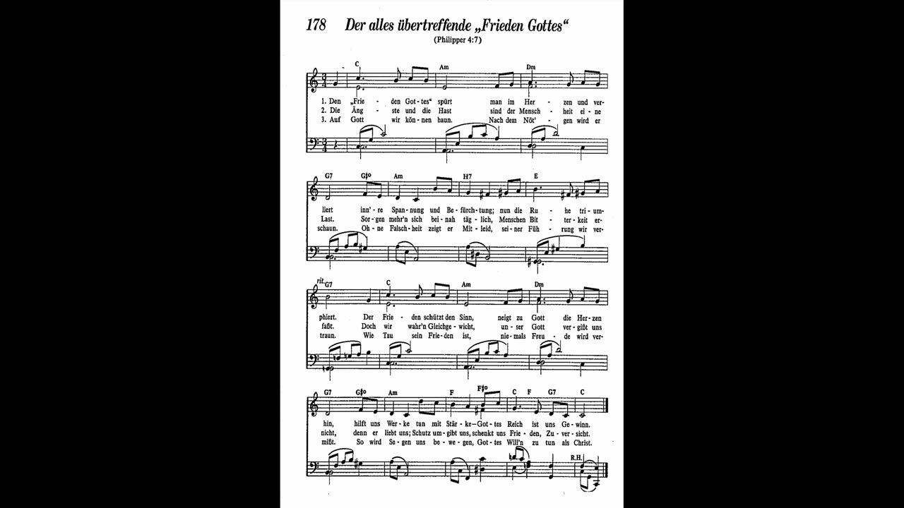 Der alles übertreffende ,,Frieden Gottes" (Lied 178 aus Singt Jehova Loblieder)