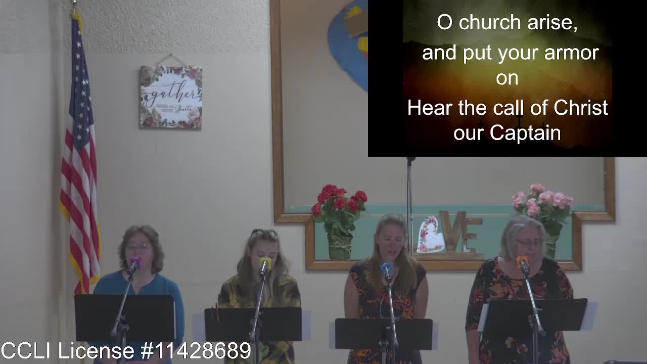 Moose Creek Baptist Church Sing “O Church Arise” During Service 8-21-2022