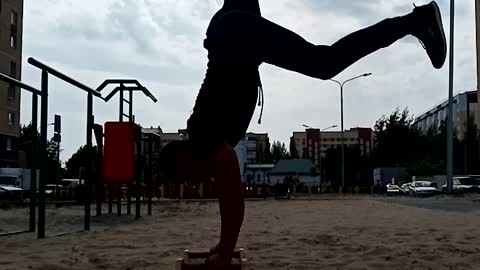 I'm in the street gymnastics world