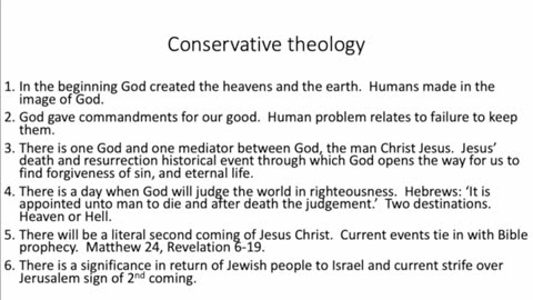 Being conservative