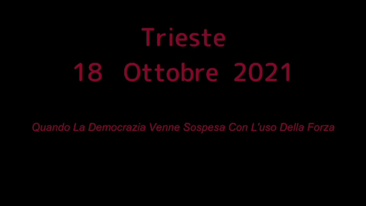 Trieste 15 ottobre 2021 - per non dimenticare i nostri portuali