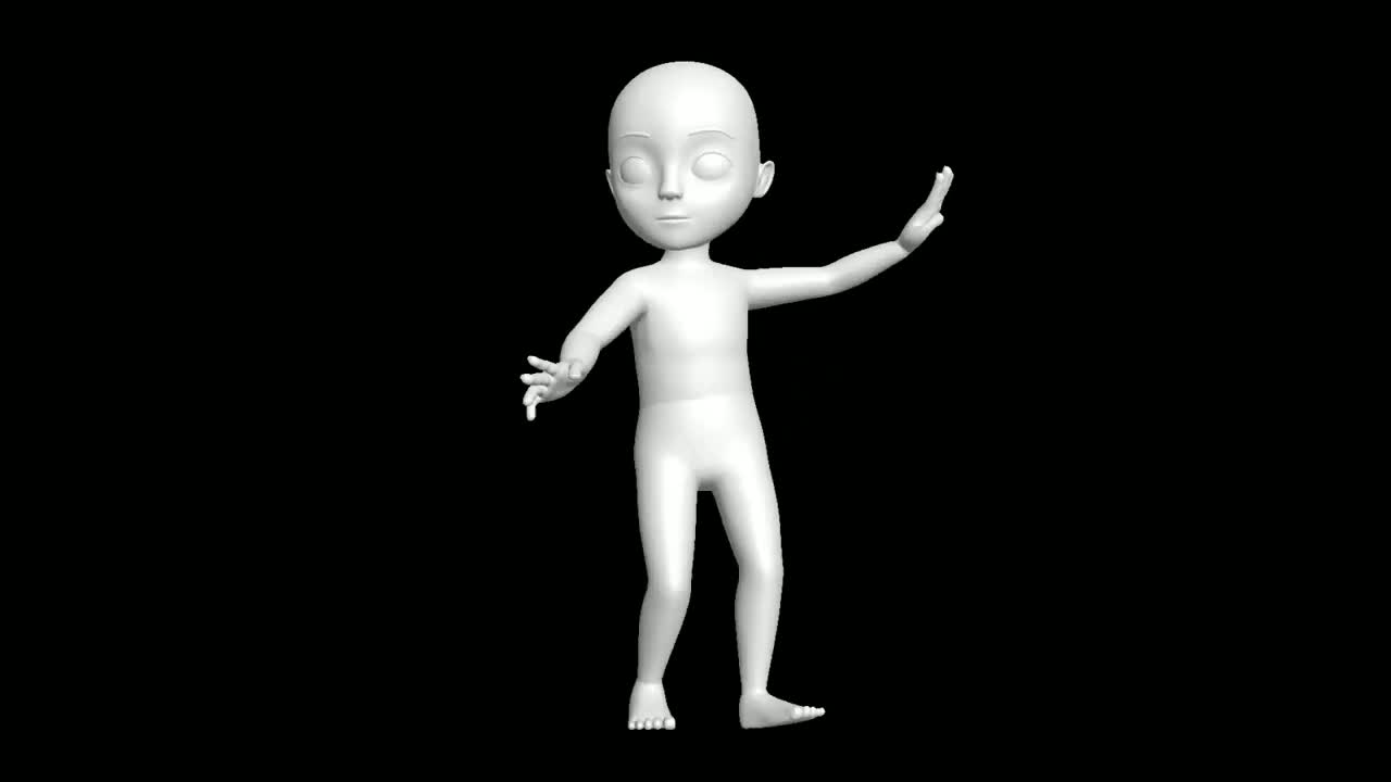 Dancing Babies. Babies 3D animation