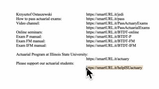 Exam FM exercise for June 29, 2022