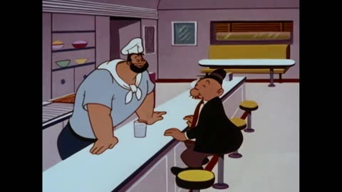 Popeye The Sailor Man - Spree Lunch (1957) (Ultra HD 4K) 1080p