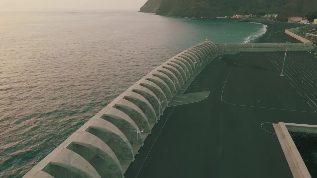 Tazacorte port in La Palma island