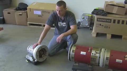 Dual Motor Electric Vehicle Drivetrain With Powerglide 2 Speed Transmission Walkthrough by EV West
