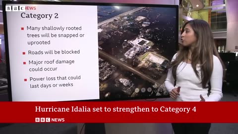 Hurricane Idalia strengthens to Category 3 as it nears Florida - BBC News