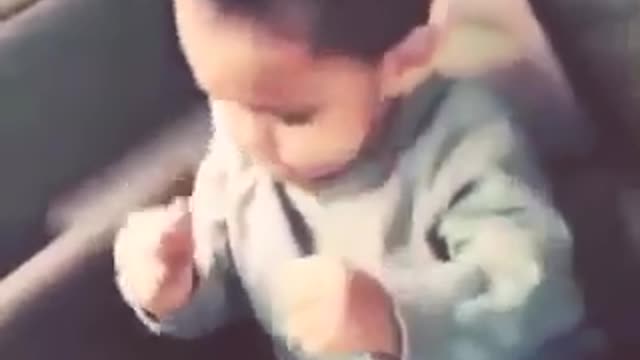 10 seconds funny video of a baby