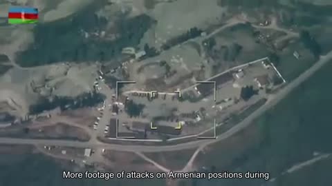 The Ministry of Defense of Azerbaijan published more footage of attacks on Armenian positions with