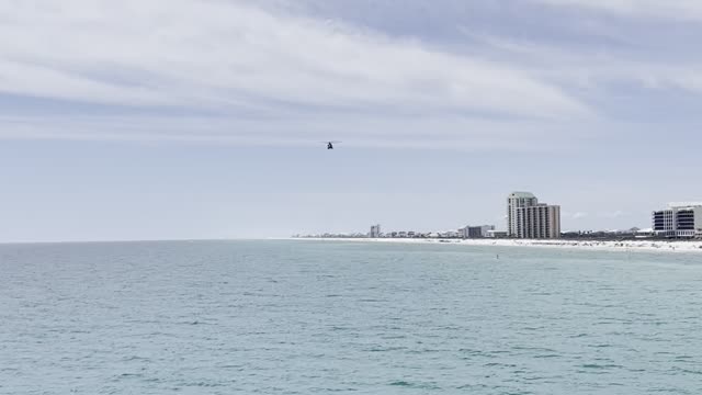 Flyover at Navarre Beach.