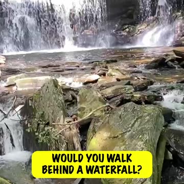 HAVE YOU WALKED BEHIND A WATERFALL? #explore