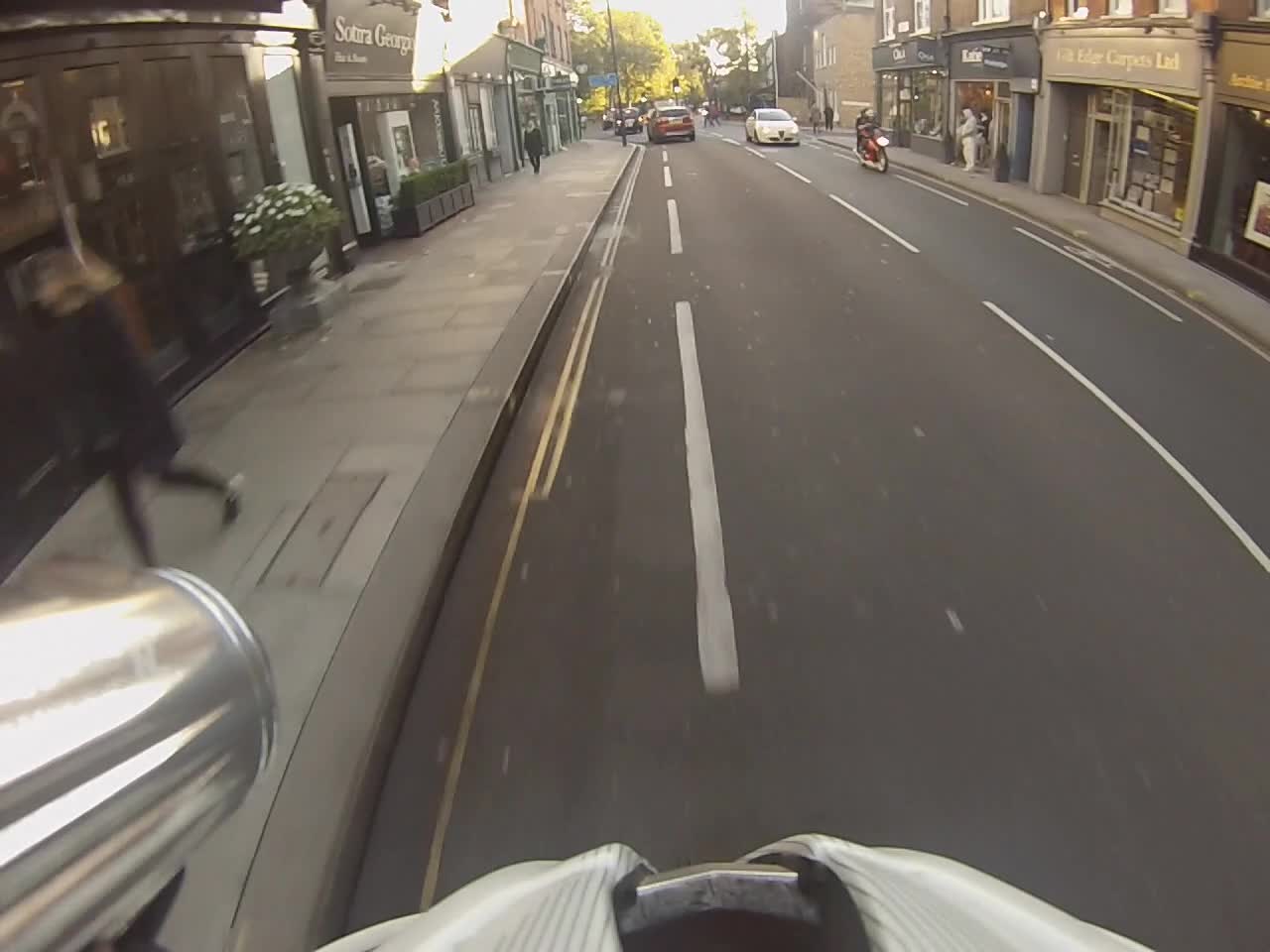 Cycling Accident in London - Lucky Escape