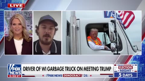 Trump garbage truck driver opens up about his conversation with the former president